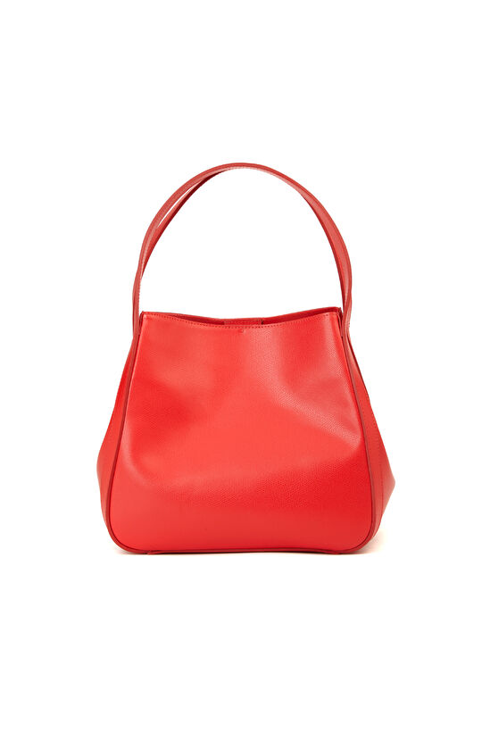 Kırmızı kadın Deri Çanta