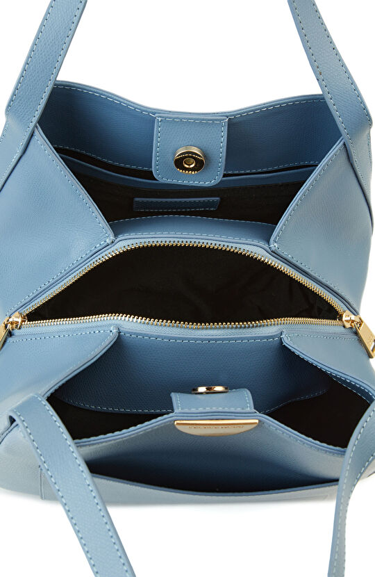 Mavi Kadın Deri Çanta