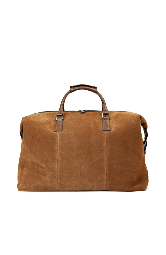 Kahverengi Taba Deri Seyahat Çantası