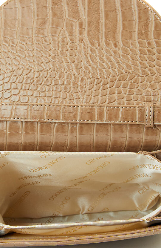 Vizon Kroko Kadın Postacı Çantası