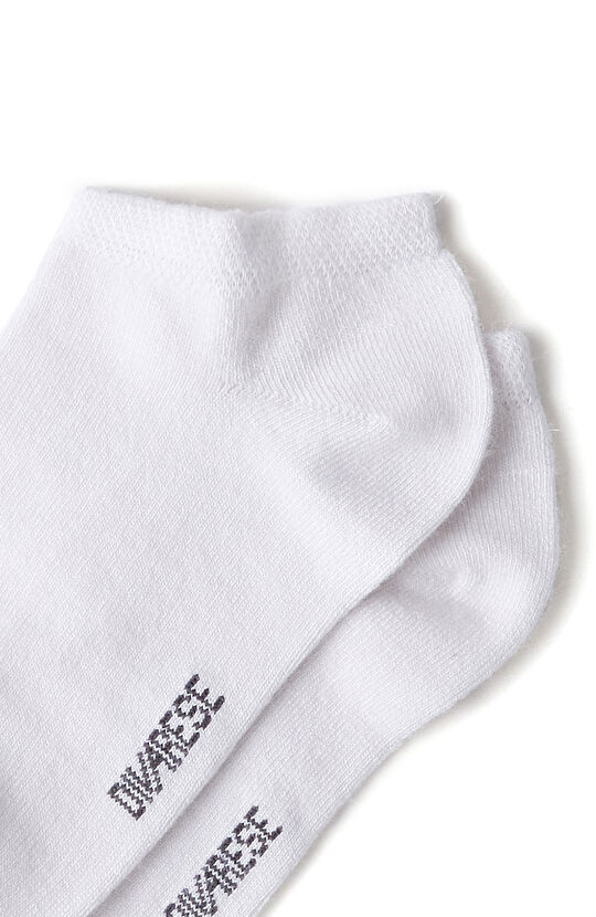 Beyaz 2li Bambu Kadın Çorap Seti