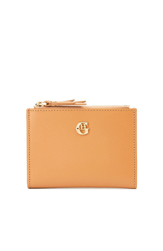 Karamel Kadın Deri Cüzdan