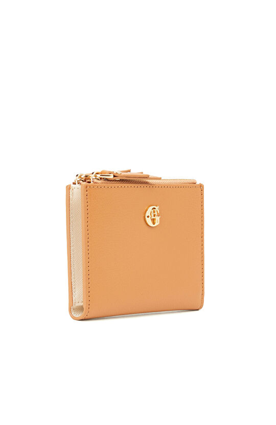 Karamel Kadın Deri Cüzdan