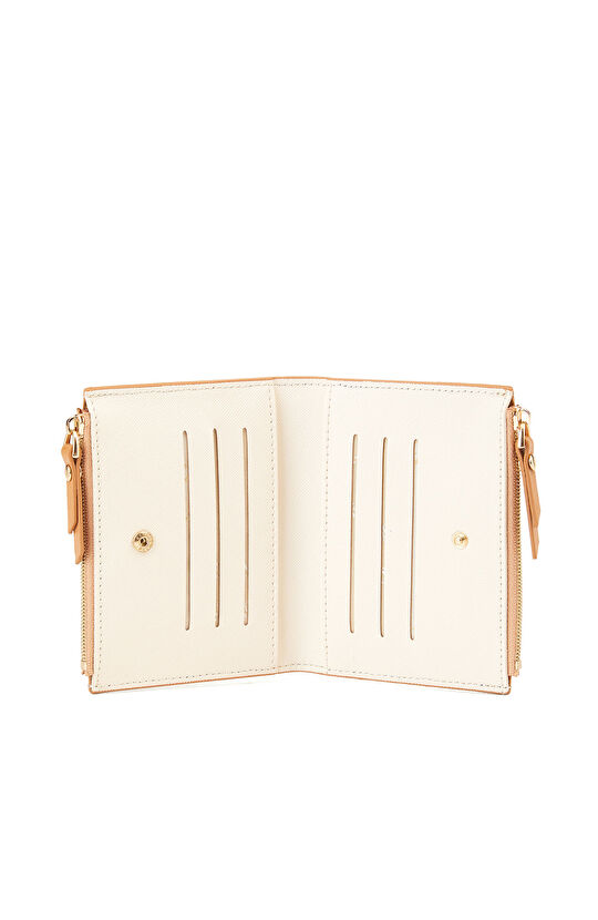 Karamel Kadın Deri Cüzdan