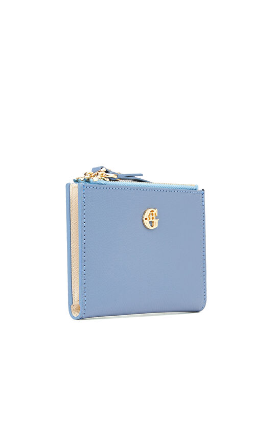 Mavi Kadın Deri Cüzdan