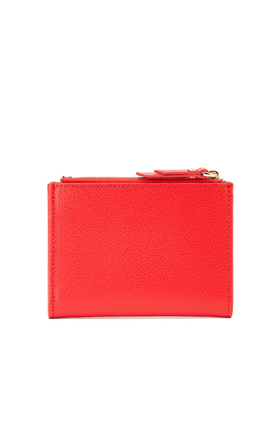 Kırmızı Kadın Deri Cüzdan