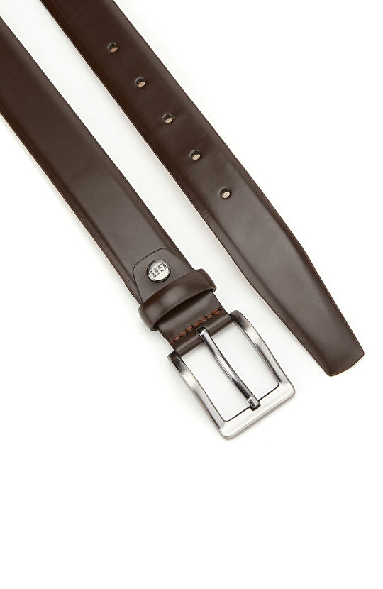 Kahverengi Erkek Rugan Deri Kemer