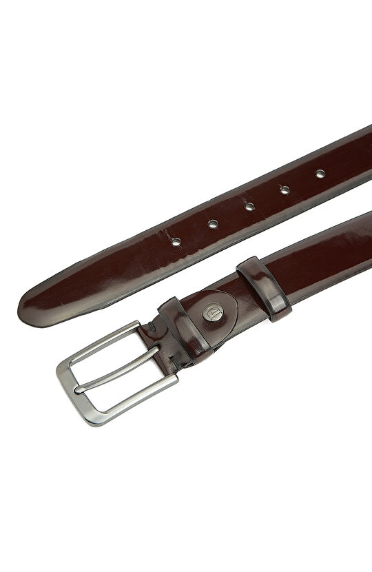 Bordo Erkek Deri Kemer