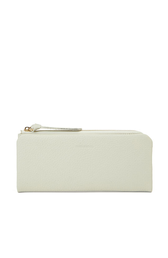 Bej Kadın Deri Cüzdan