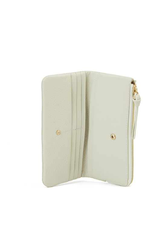 Bej Kadın Deri Cüzdan