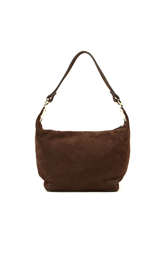 Kahverengi Kadın Süet Çanta