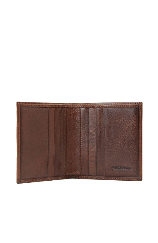 Haki Erkek Deri Karışımlı Cüzdan