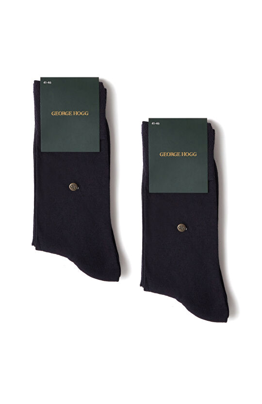 Lacivert 2li Erkek Bambu Çorap Seti