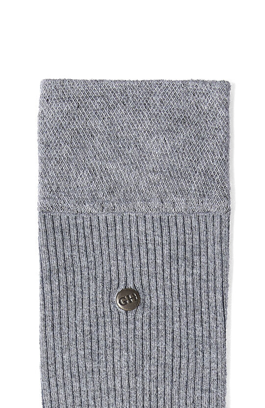 Gri Erkek Bambu Çorap