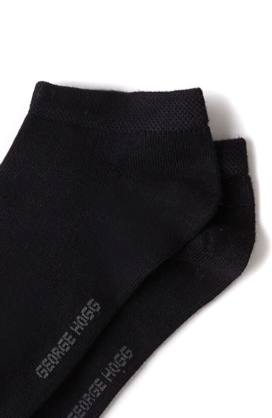 Siyah Lacivert 2li Erkek Bambu Çorap Seti