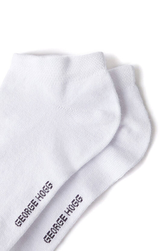 Beyaz 2li Erkek Bambu Çorap Seti