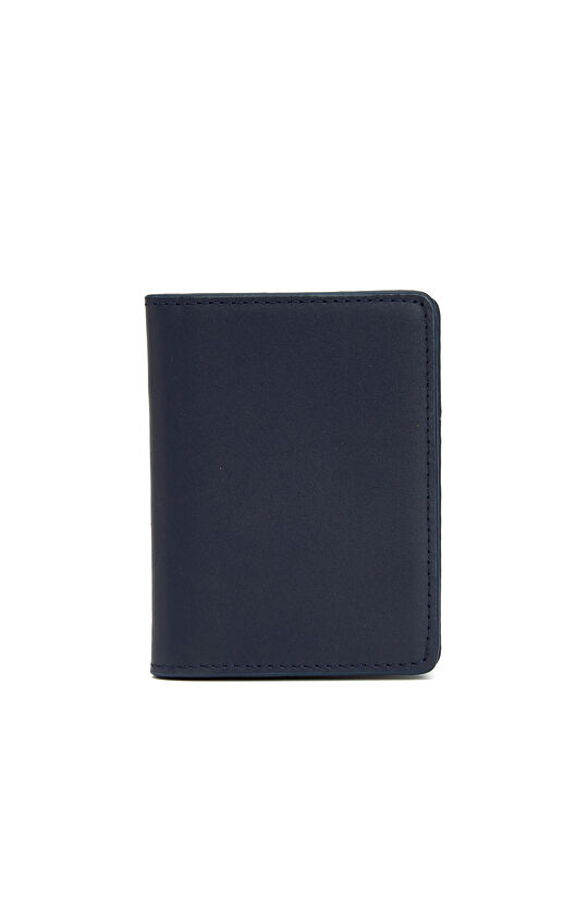 Lacivert Erkek Deri Kartlık