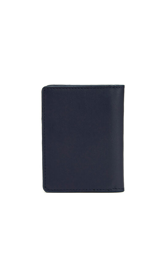 Lacivert Erkek Deri Kartlık