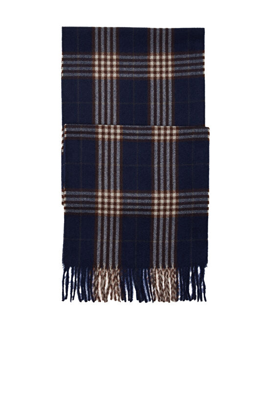 Lacivert Erkek Recycled Polyester Atkı