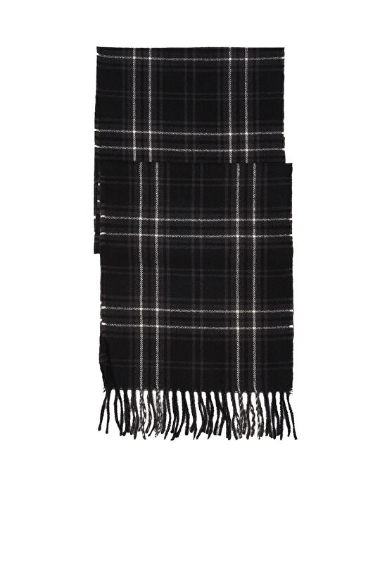 Siyah Erkek Recycled Polyester Atkı