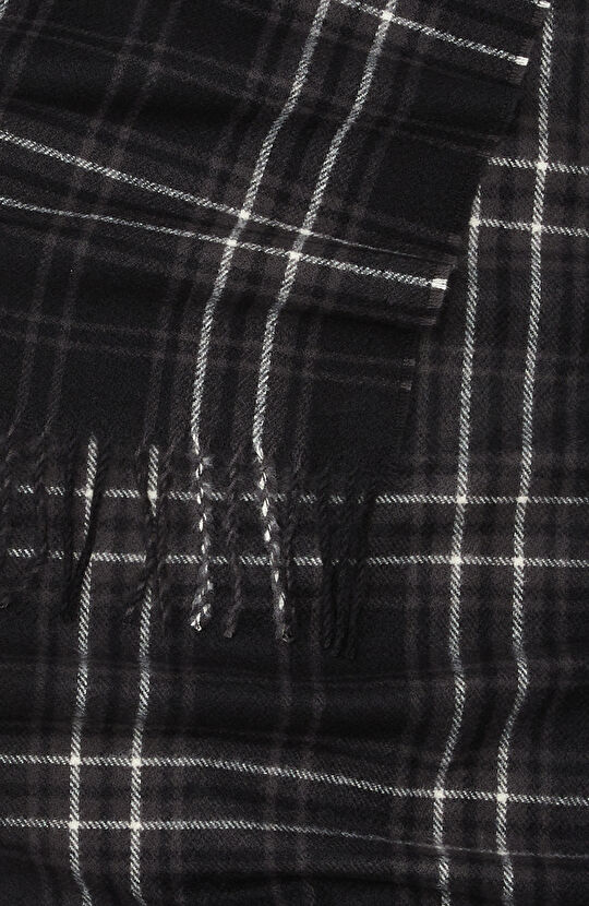 Siyah Erkek Recycled Polyester Atkı