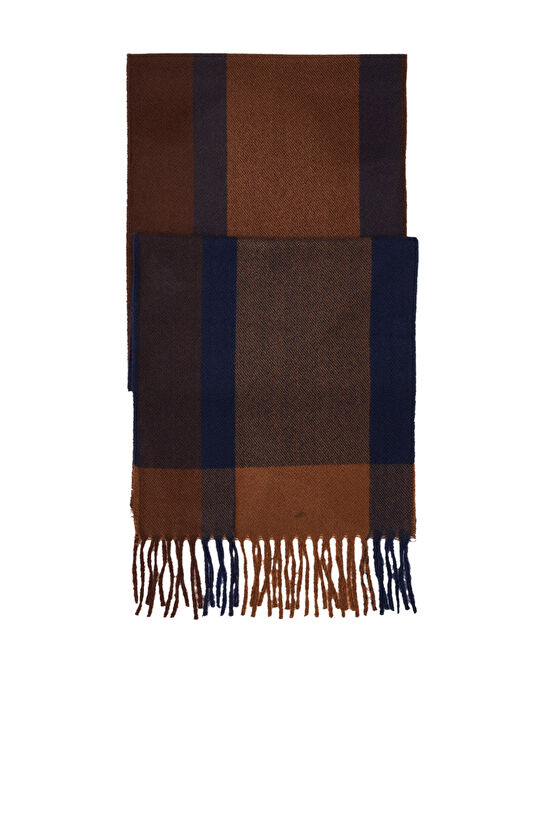 Kahverengi Erkek Recycled Polyester Atkı