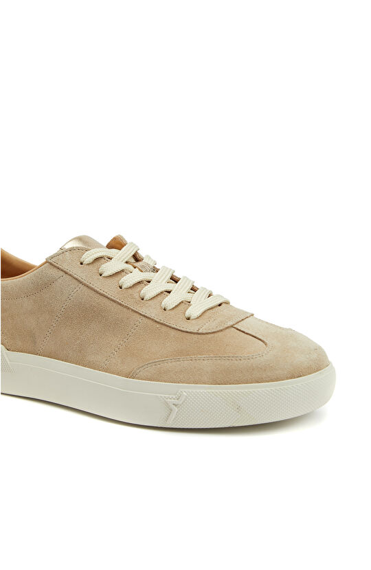 Bej Kadın Süet Sneaker