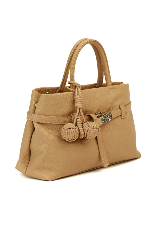 Camel Baskılı Kadın Büyük Çanta