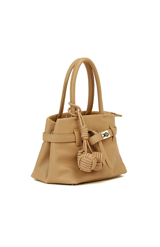 Camel Baskılı Kadın Küçük Çanta