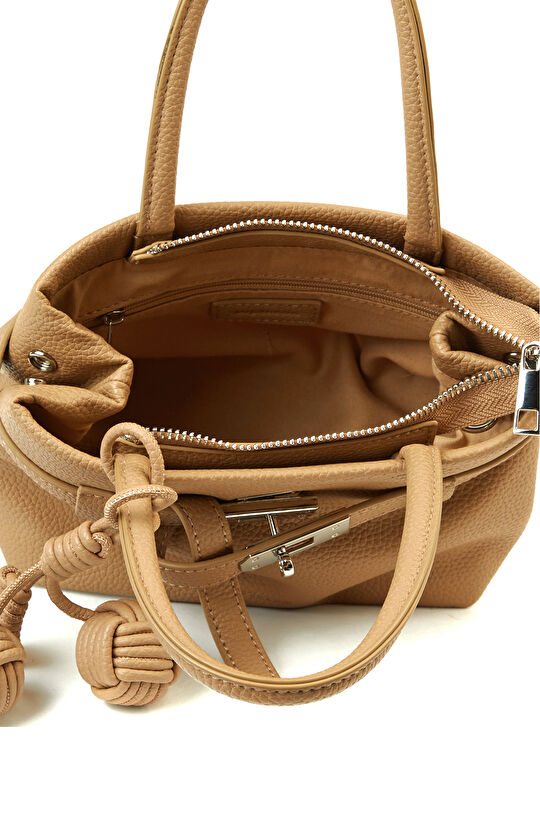 Camel Baskılı Kadın Küçük Çanta