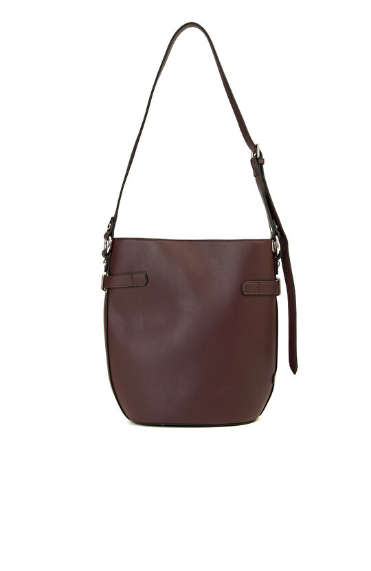 Bordo Kadın Postacı Çanta