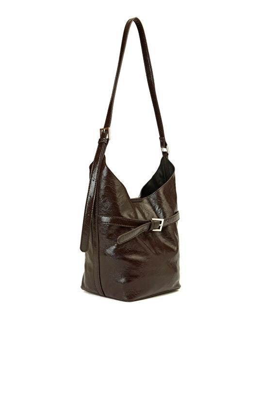 Kahverengi Kadın Postacı Çantası