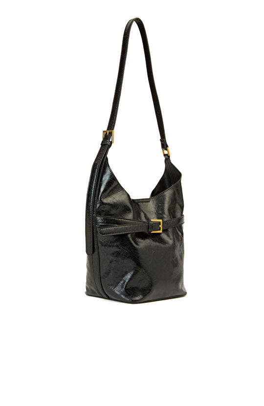 Siyah Kadın Postacı Çanta