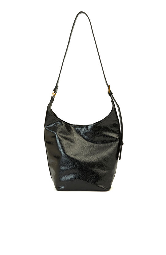 Siyah Kadın Postacı Çanta