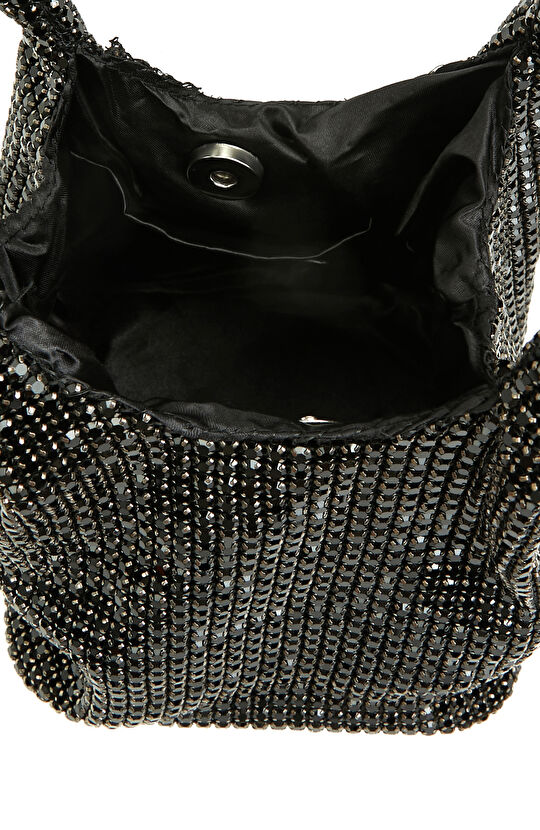 Siyah Taşlı Kadın Clutch