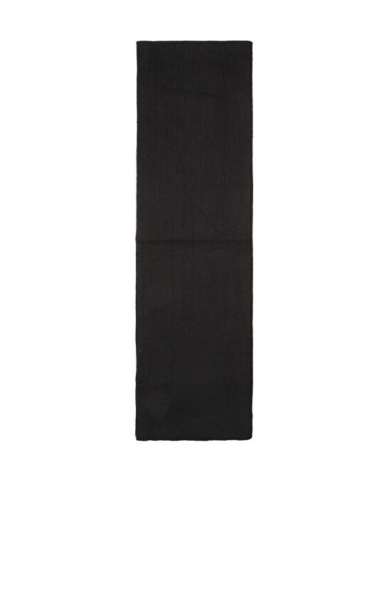 Siyah Erkek Örme Atkı