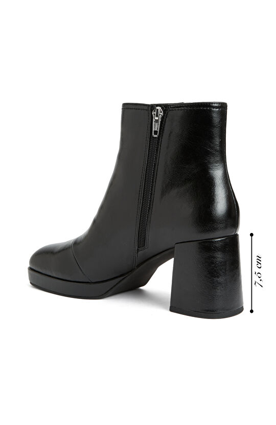 Siyah Kadın Topuklu Bot