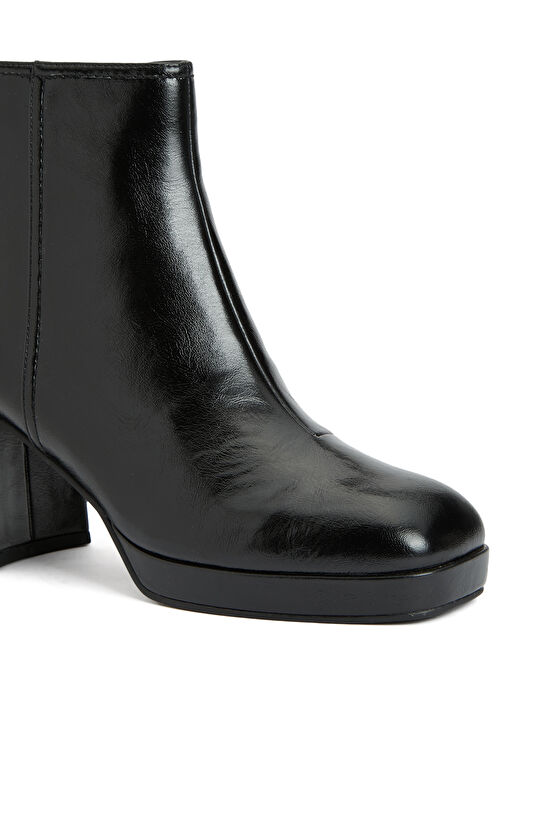 Siyah Kadın Topuklu Bot