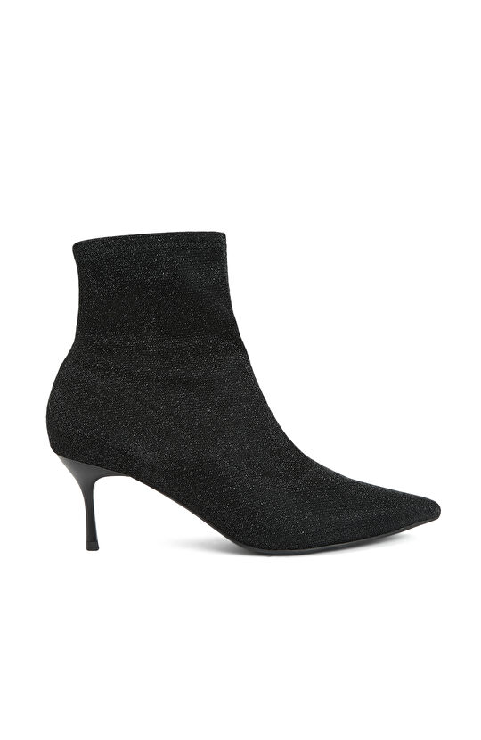 Siyah Kadın Desenli Bot