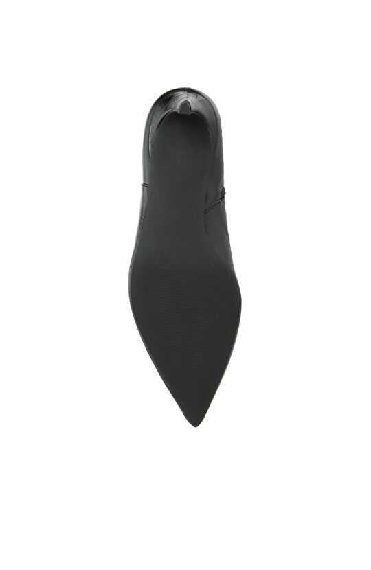 Siyah Kroko Desenli Çizme