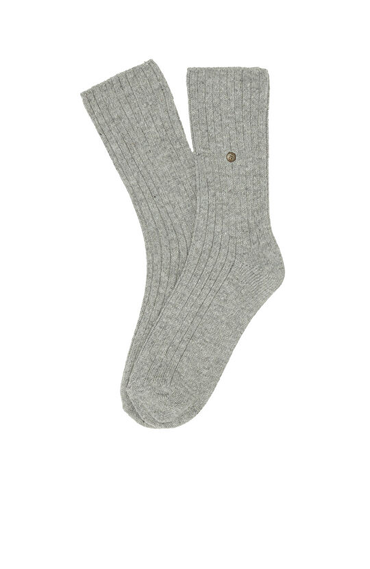 Gri Kadın Yün Mix Çorap