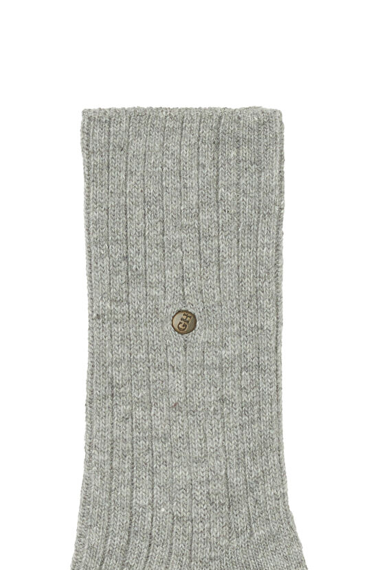 Gri Kadın Yün Mix Çorap