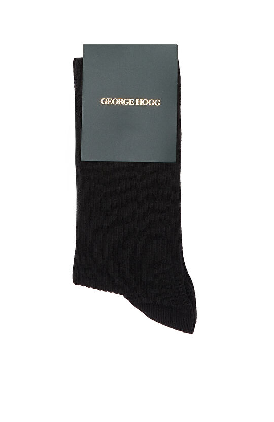 Siyah Erkek Pamuk Soket Çorap