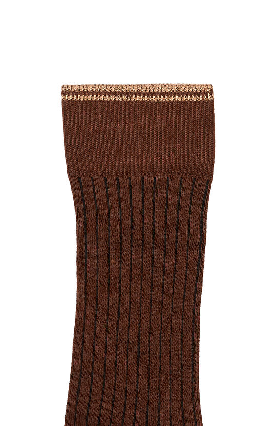 Kahverengi Erkek Soket Çorap