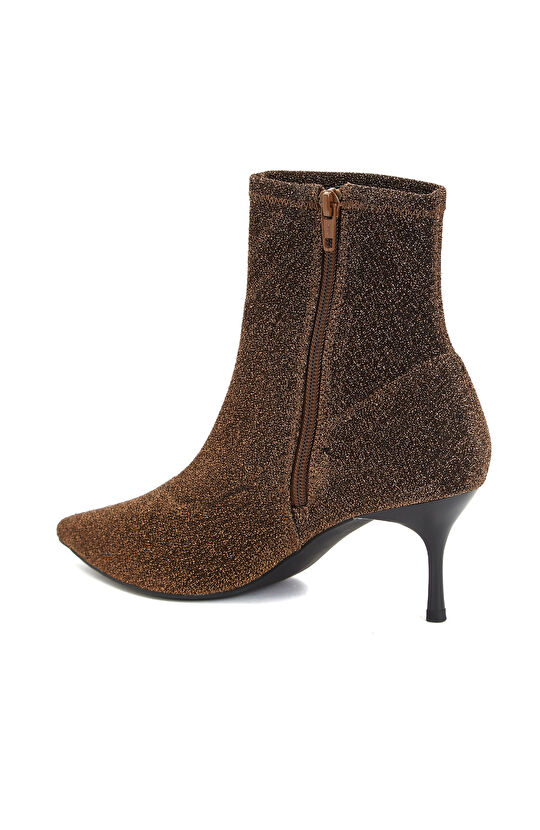 Bronz Desenli Kadın Bot