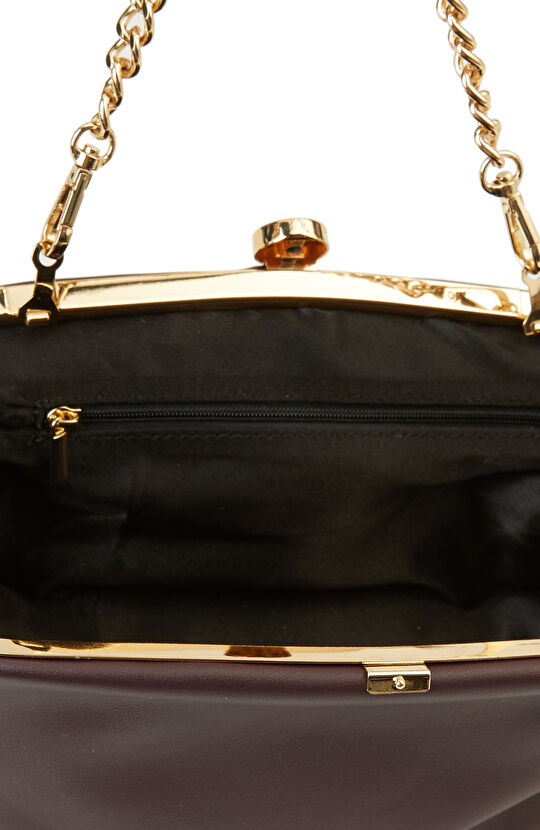Bordo Kadın Clutch