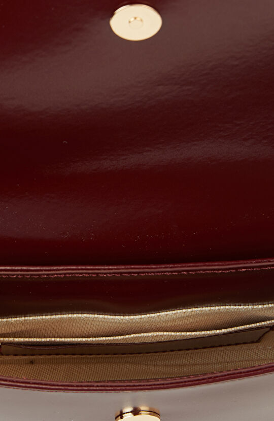 Bordo Kadın Deri Postacı Çanta