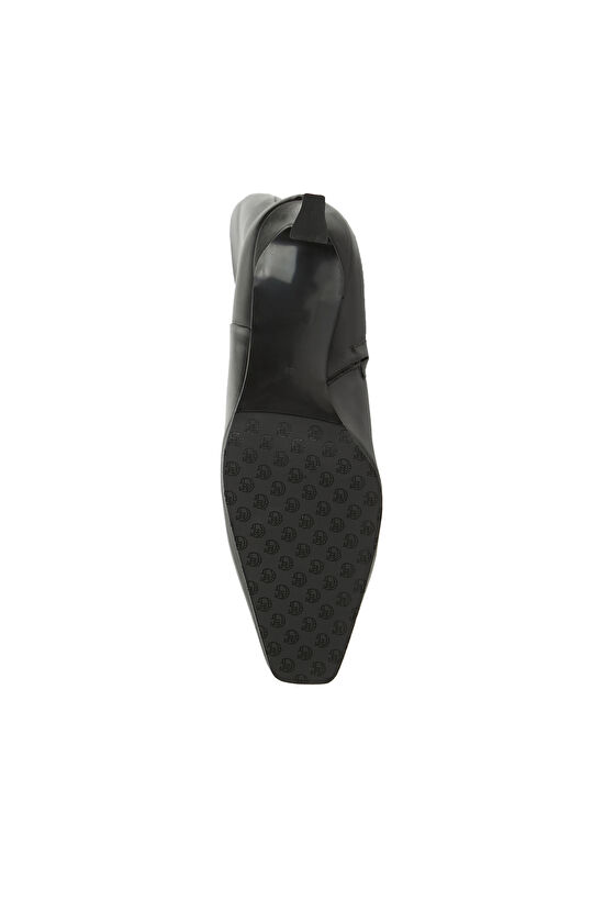 Siyah Kadın Deri Çizme