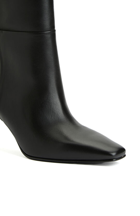 Siyah Kadın Deri Çizme