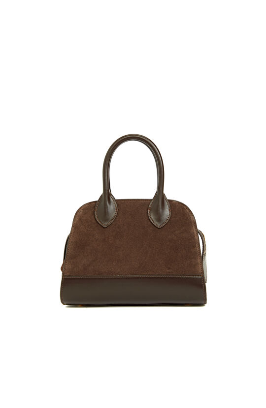 Kahverengi Kadın Süet Çanta